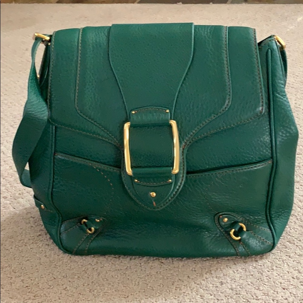 Cole Hana Green Leather Bag
